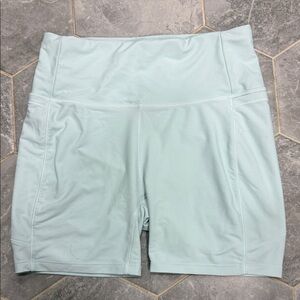Calia Stay Powerful Light Blue Medium Biker Shorts